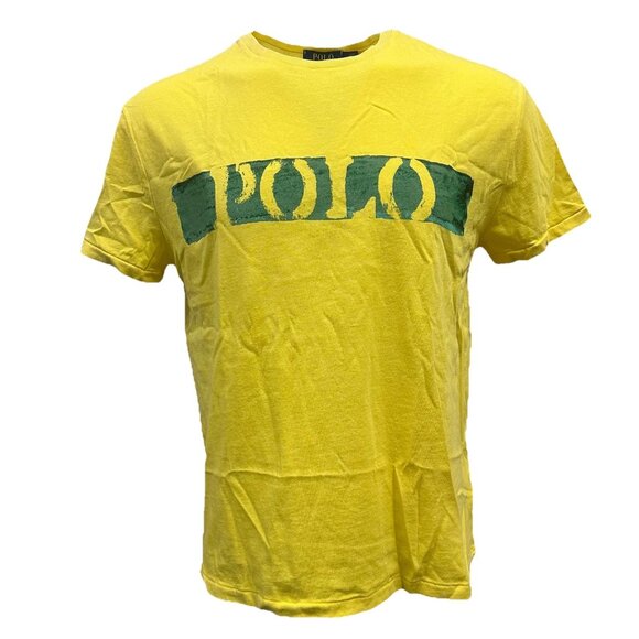 Polo Ralph Lauren Men's Big & Tall 2XB Coastal Yellow Classic Fit Logo T-Shirt - Picture 1 of 7